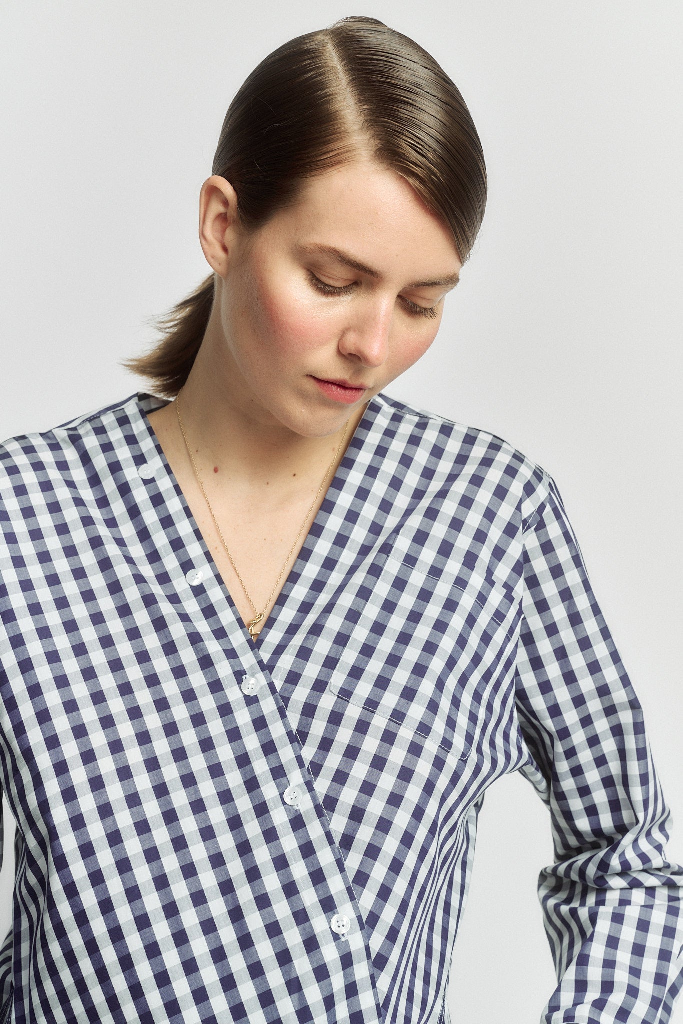 Signature shirt - Gingham MA/RÉ