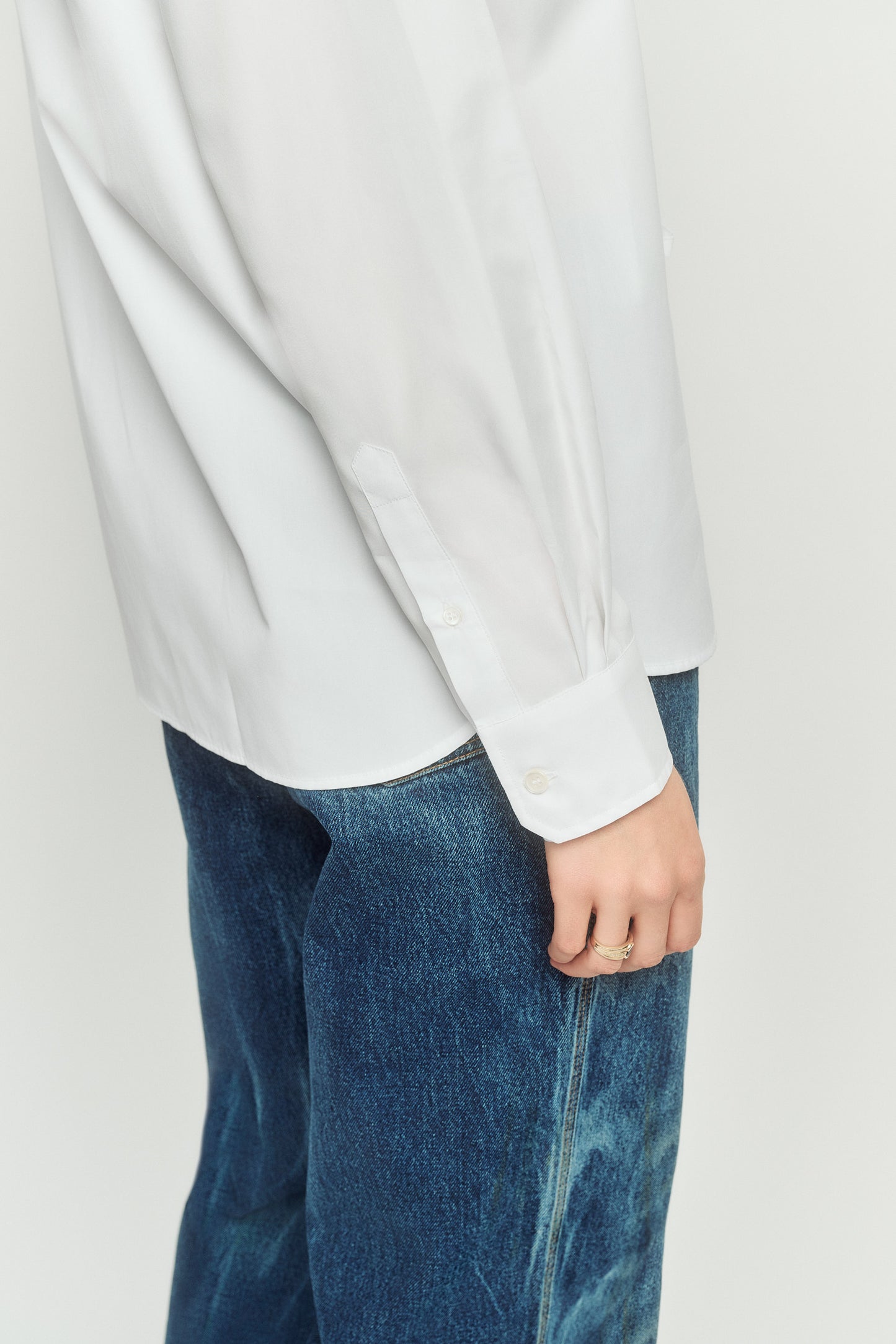 Arizona white Shirt in compact poplin EASY IRON