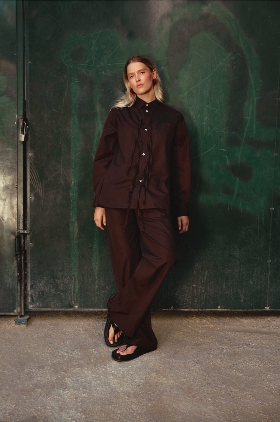 Wide pants Chocolate