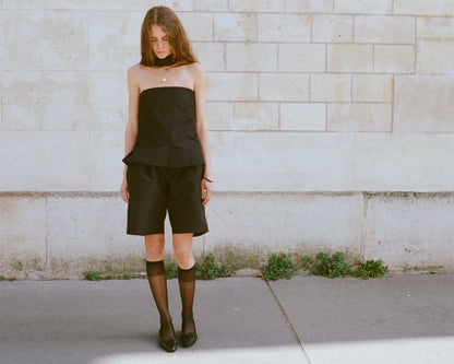Bustier en soie