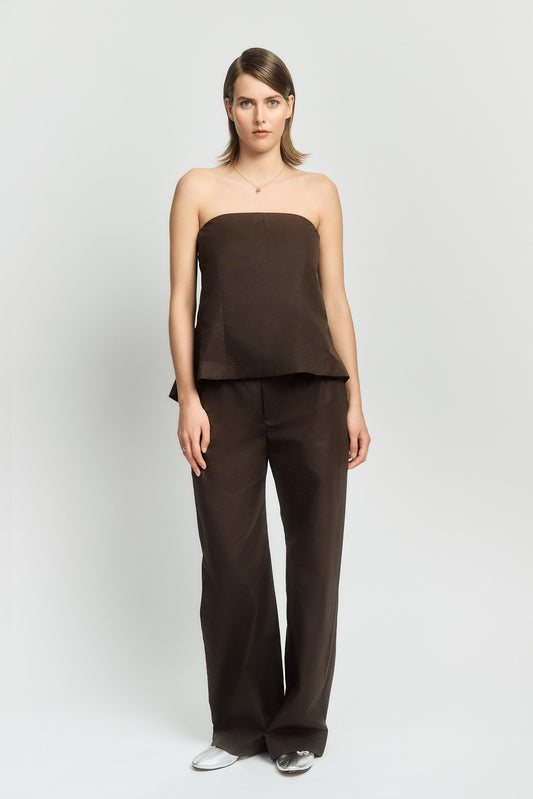 Wide pants Chocolate