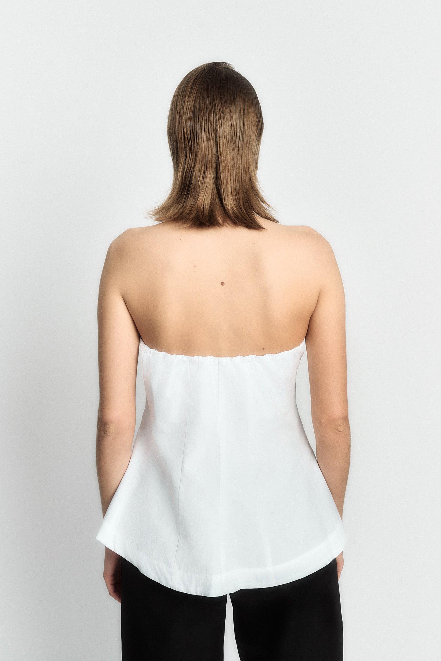 White Bustier