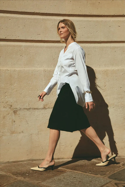 Poplin Kimono Shirt