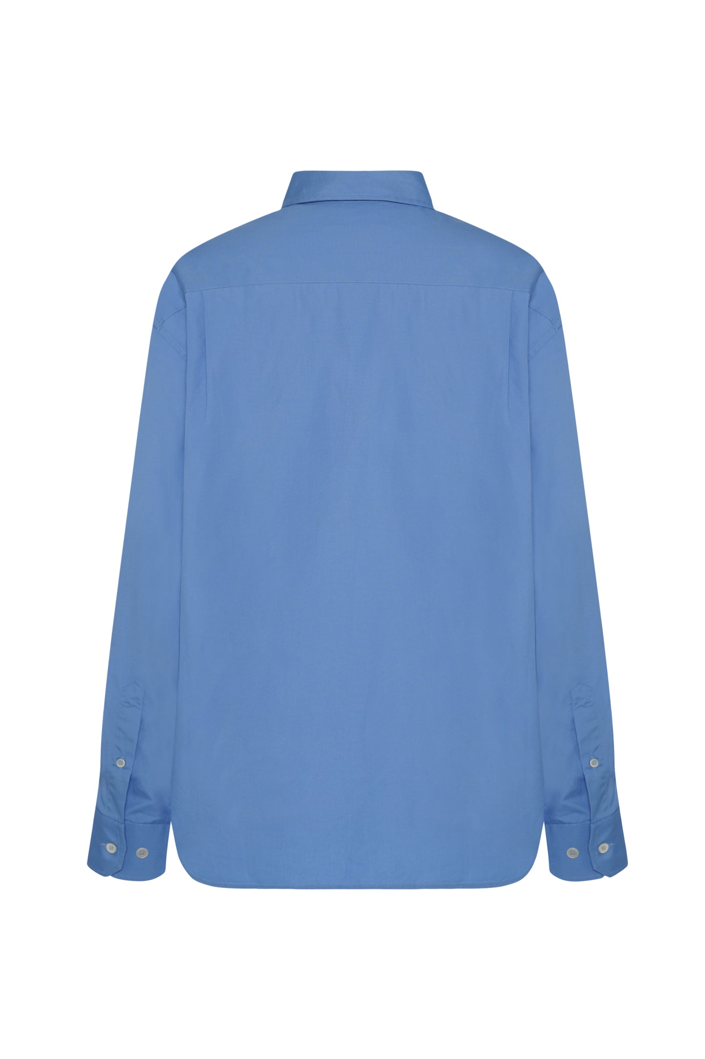 Arizona shirt in royal blue cotton Poplin