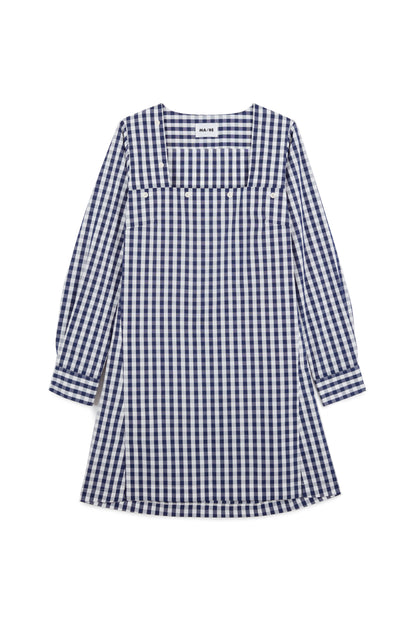 Vienna Dress - Navy Gingham MA/RÉ