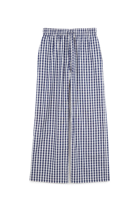 Gingham soft cotton Pants