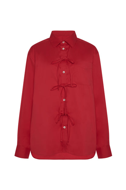 Arizona soft cotton shirt vivid Red