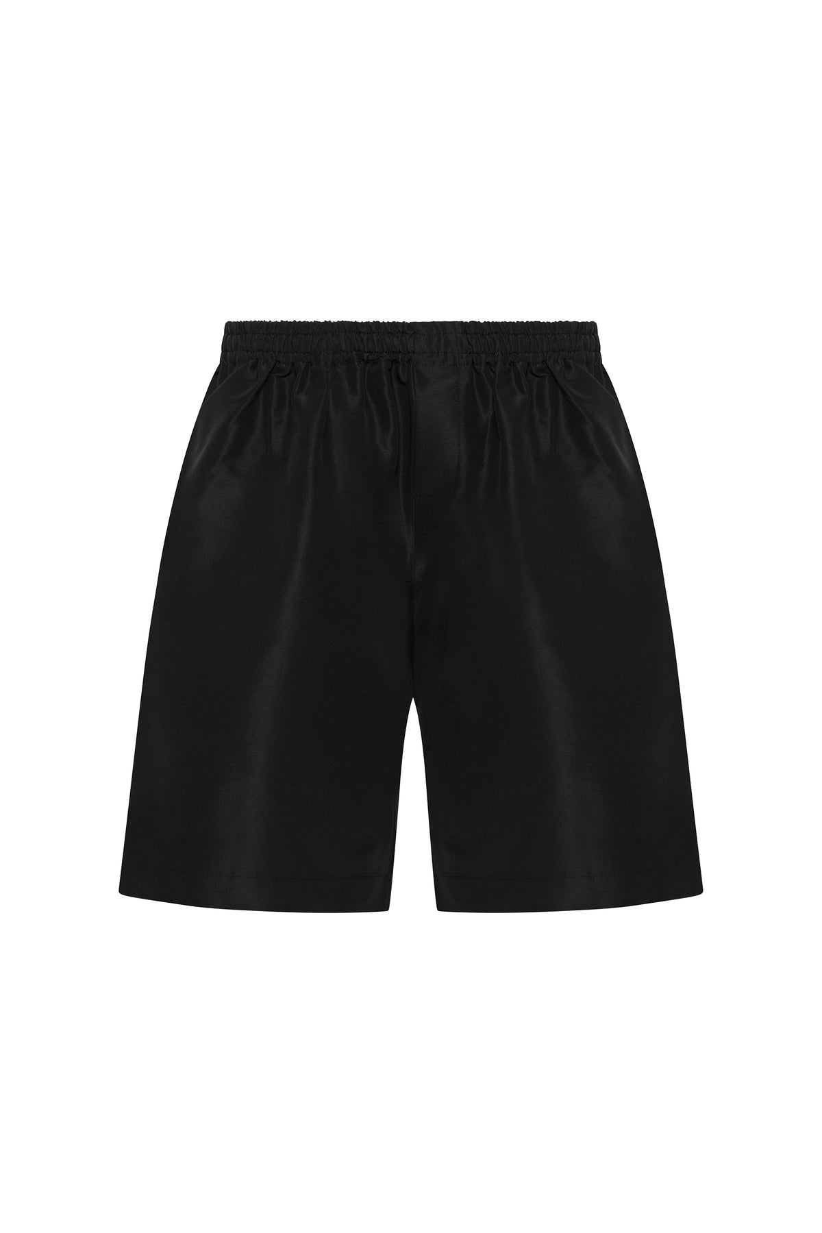 Black Silk Bermuda
