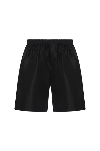 Black Silk Bermuda