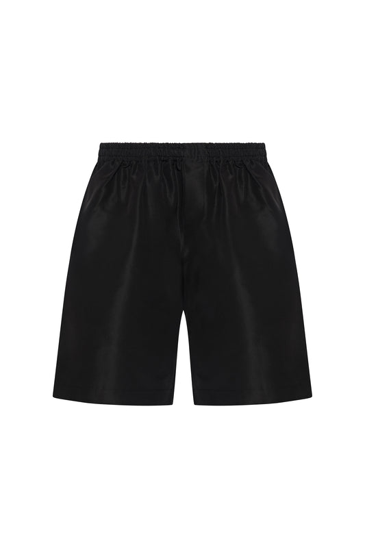 Black Silk Bermuda