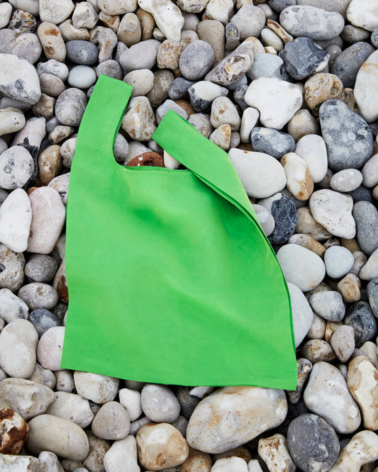 Tote Bag small - Green Silk