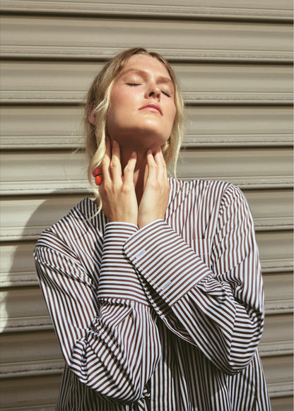 Kimono Cappuccino Stripe