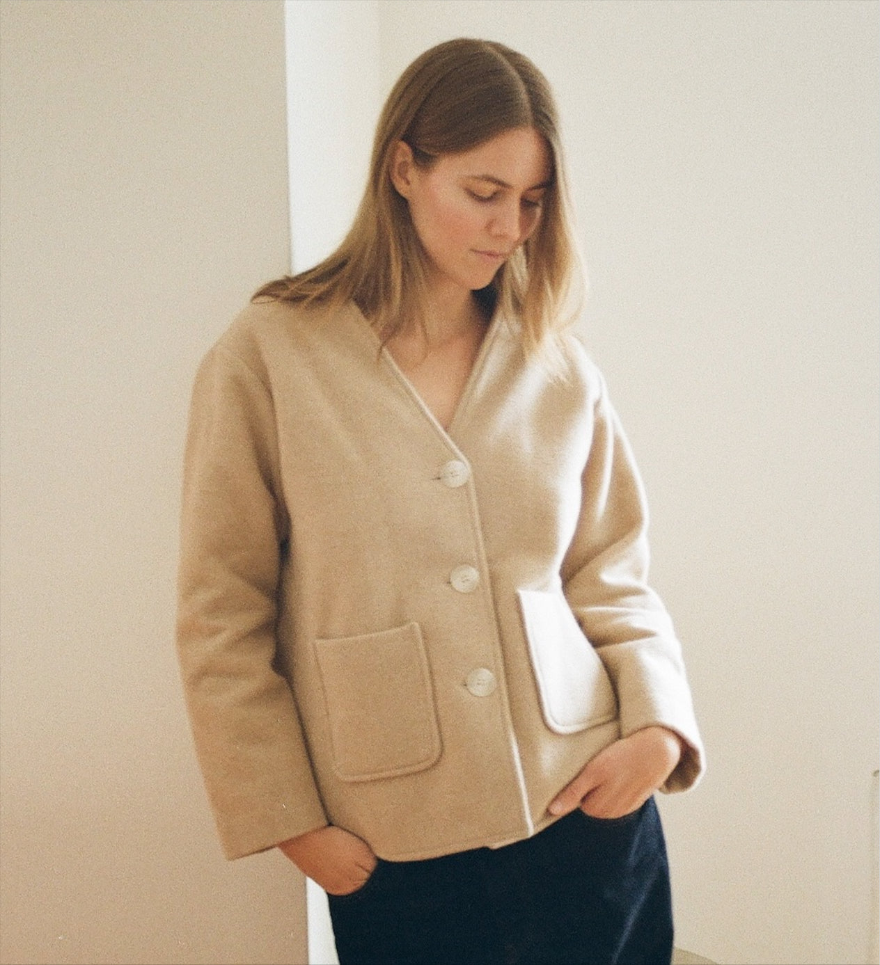 Cardi-jacket Beige
